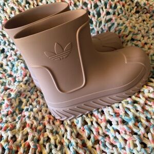 Adidas Light Tan Rubber Footwear